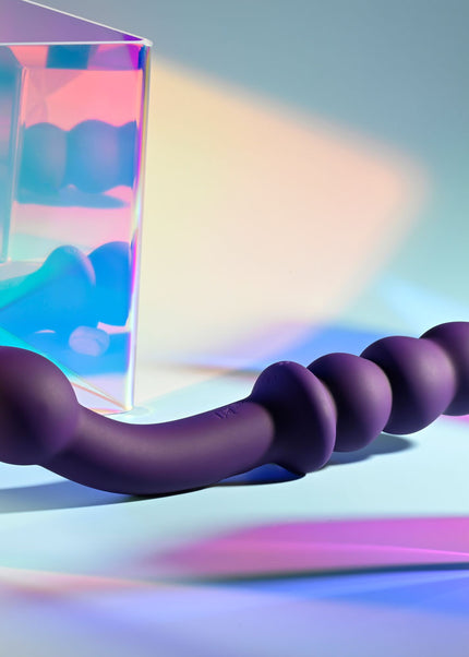 Playboy Pleasure THE SEEKER - Purple 20.3 cm USB Rechargeable Double Ended Vibrator