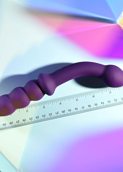 Playboy Pleasure THE SEEKER - Purple 20.3 cm USB Rechargeable Double Ended Vibrator