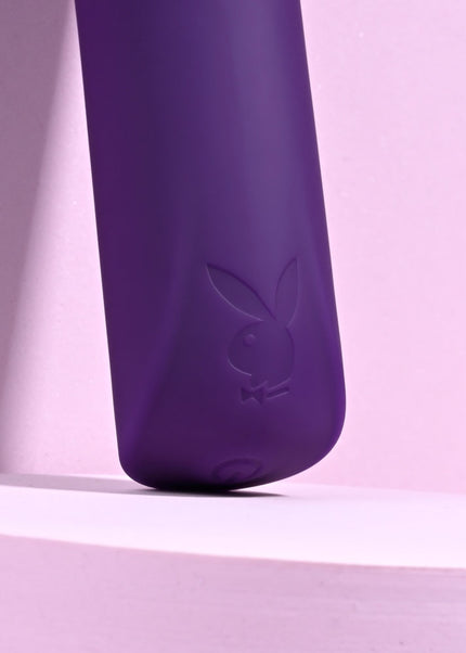 Playboy Pleasure ONE & ONLY - Purple 12 cm USB Rechargeable Bullet