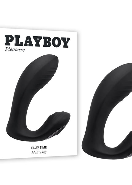 Playboy Pleasure PLAY TIME - Black 12.7 cm USB Rechargeable Vibrator