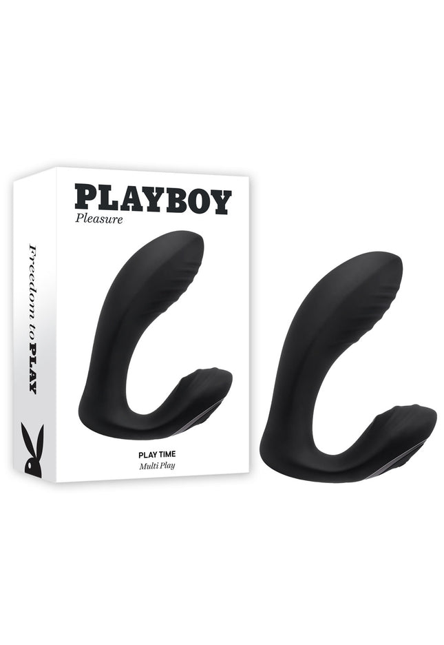 Playboy Pleasure PLAY TIME - Black 12.7 cm USB Rechargeable Vibrator