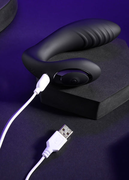Playboy Pleasure PLAY TIME - Black 12.7 cm USB Rechargeable Vibrator