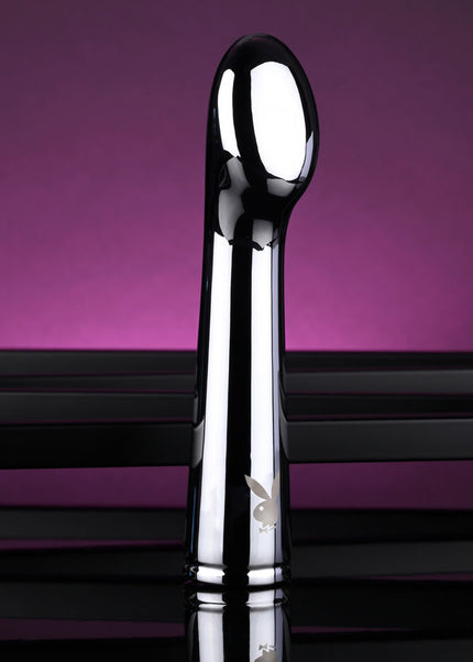 Playboy Pleasure SWOON - Chrome 14 cm USB Rechargeable Vibrator