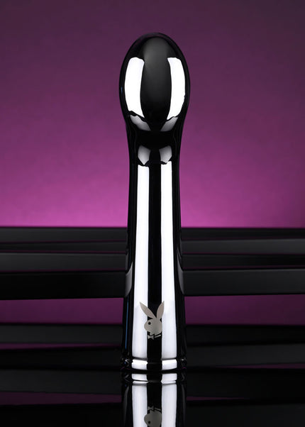 Playboy Pleasure SWOON - Chrome 14 cm USB Rechargeable Vibrator