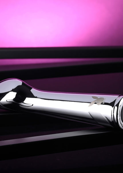 Playboy Pleasure SWOON - Chrome 14 cm USB Rechargeable Vibrator