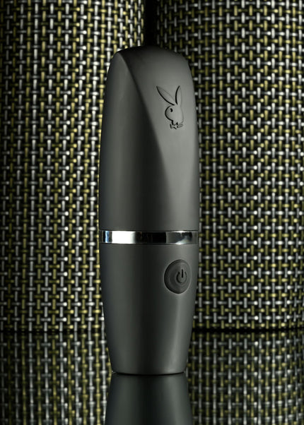 Playboy Pleasure EXCURSION - Black 14.2 cm USB Rechargeable Suction Stimulator