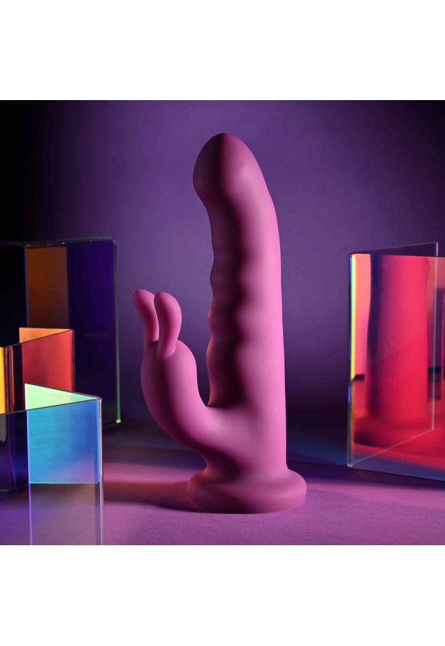 Playboy Pleasure FLUFFLE - Purple 19.7 cm USB Rechargeable Rabbit Vibrator