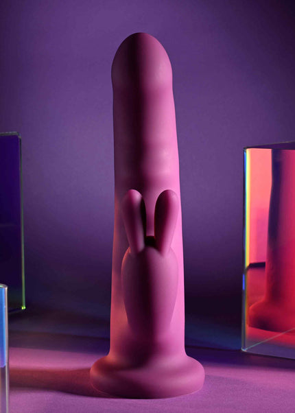 Playboy Pleasure FLUFFLE - Purple 19.7 cm USB Rechargeable Rabbit Vibrator