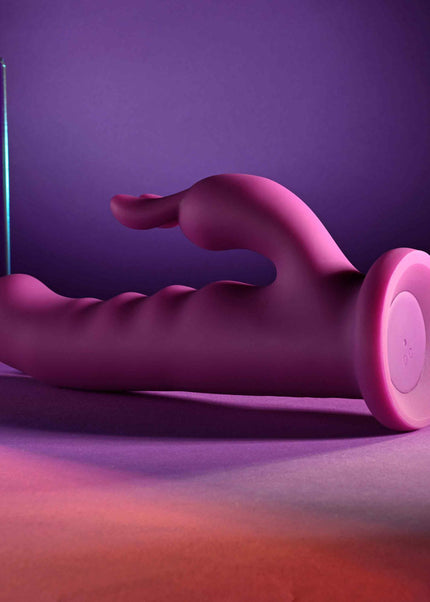 Playboy Pleasure FLUFFLE - Purple 19.7 cm USB Rechargeable Rabbit Vibrator