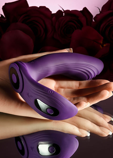 Playboy Pleasure MIX & MATCH - Purple USB Rechargeable with C-Ring Attachment