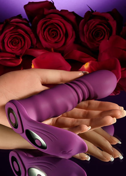 Playboy Pleasure MATCH PLAY - Pink USB Rechargeable with C-Ring Attachment