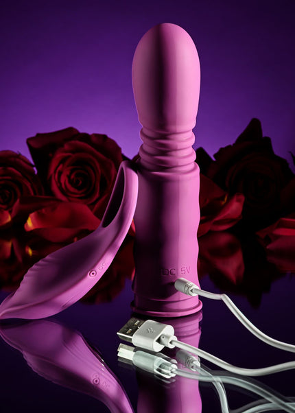Playboy Pleasure MATCH PLAY - Pink USB Rechargeable with C-Ring Attachment