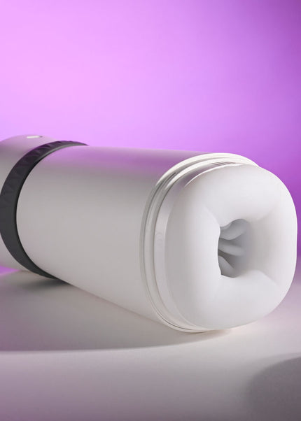 Playboy Pleasure TWIST & STROKE - White USB Rechargeable Heating Stroker with UV Cleaning