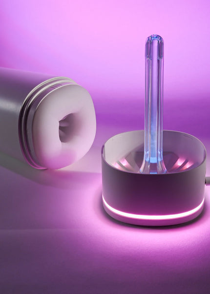 Playboy Pleasure TWIST & STROKE - White USB Rechargeable Heating Stroker with UV Cleaning