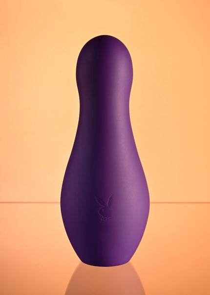 Playboy Pleasure THE JET SET - VIBRATOR - Purple 10.2 cm Vibrator with Self Charging Case