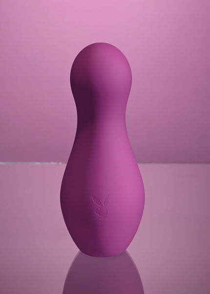 Playboy Pleasure THE JET SET - TAPPING - Purple 10.2 cm Tapping Stimulator with Charging Case