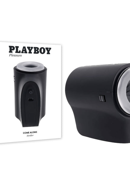 Playboy Pleasure COME ALONG - USB Rechargeable Vibrating Stroker