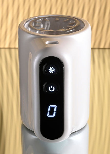 Playboy Pleasure SPIN DOCTOR - White USB Rechargeable Vibrating & Spinning Stroker