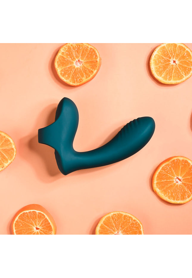 Playboy Pleasure WRAPPED AROUND YOUR FINGER - Green USB Rechargeable Finger Stimulator