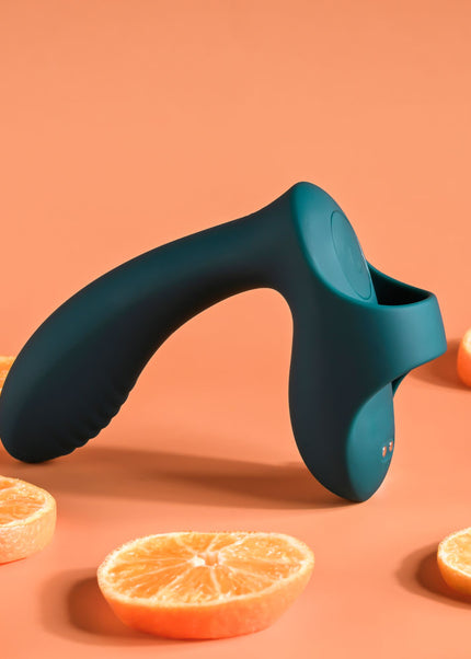 Playboy Pleasure WRAPPED AROUND YOUR FINGER - Green USB Rechargeable Finger Stimulator