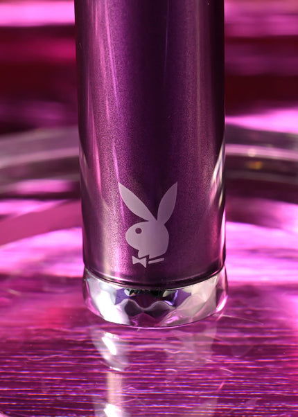 Playboy Pleasure AMETHYST - Purple 12.4 cm USB Rechargeable Glass Tipped Mini Vibrator