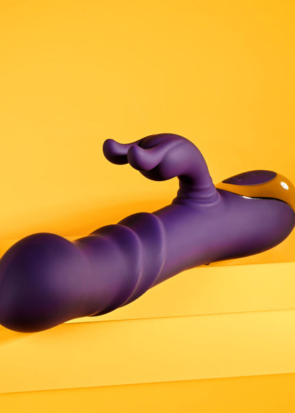 Playboy Pleasure BUNNY PUNCH - Purple 24.4 cm USB Rechargeable Twirling Rabbit Vibrator
