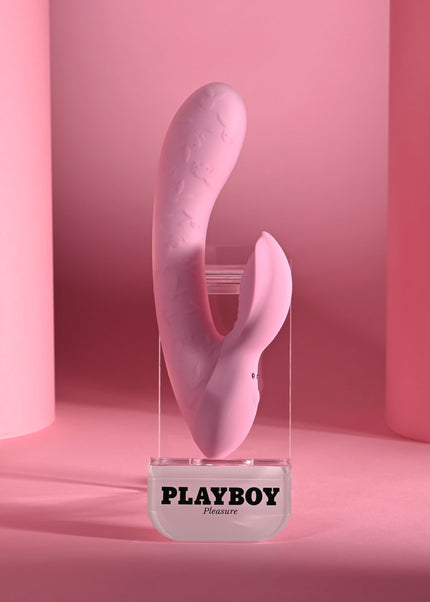 Playboy Pleasure RABBIT PARTY - Pink 15.2 cm USB Rechargeable Rabbit Vibrator