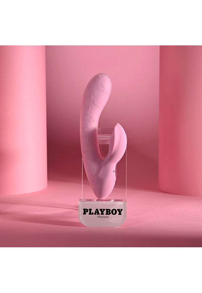 Playboy Pleasure RABBIT PARTY - Pink 15.2 cm USB Rechargeable Rabbit Vibrator