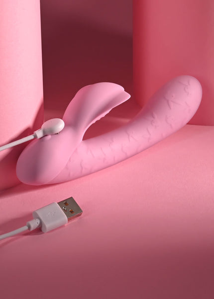 Playboy Pleasure RABBIT PARTY - Pink 15.2 cm USB Rechargeable Rabbit Vibrator