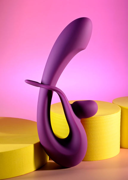 Playboy Pleasure CHA CHA SLIDE - Purple 20 cm USB Rechargeable Rabbit Vibrator