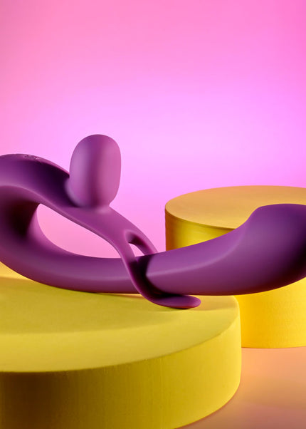 Playboy Pleasure CHA CHA SLIDE - Purple 20 cm USB Rechargeable Rabbit Vibrator