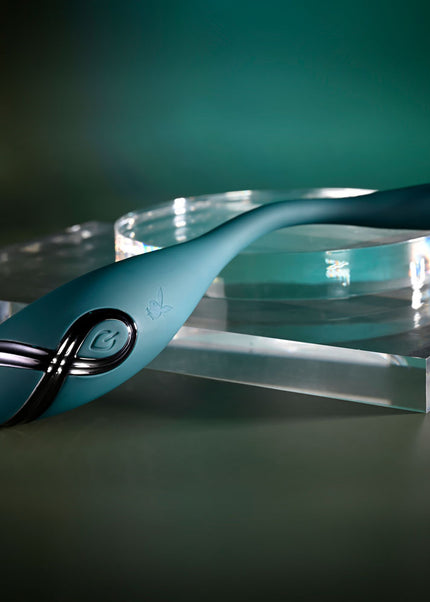 Playboy Pleasure PINPOINT PERFECTION - Green 19.3 cm USB Rechargeable Poseable Vibrator