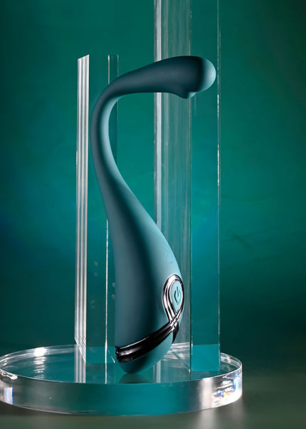 Playboy Pleasure PINPOINT PERFECTION - Green 19.3 cm USB Rechargeable Poseable Vibrator