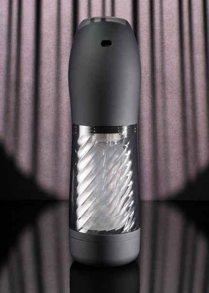 Playboy Pleasure WHIRLWIND - Clear USB Rechargeable Thrusting and Spinning Auto Stroker