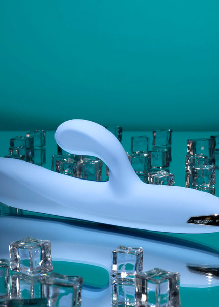 Playboy Pleasure UP AND AWAY - Blue 26.7 cm USB Rechargeable Rabbit Vibrator