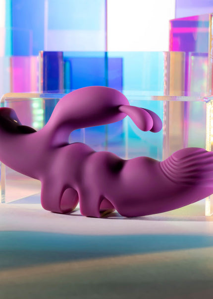 Playboy Pleasure LEND A HAND - Purple USB Rechargeable Finger Vibrator