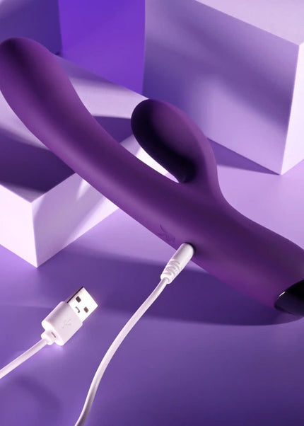 Playboy Pleasure NEW CRUSH - Purple 20.6 cm USB Rechargeable Rabbit Vibrator