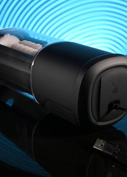 Playboy Pleasure SIDE PIECE - USB Rechargeable Warming Auto Stroker
