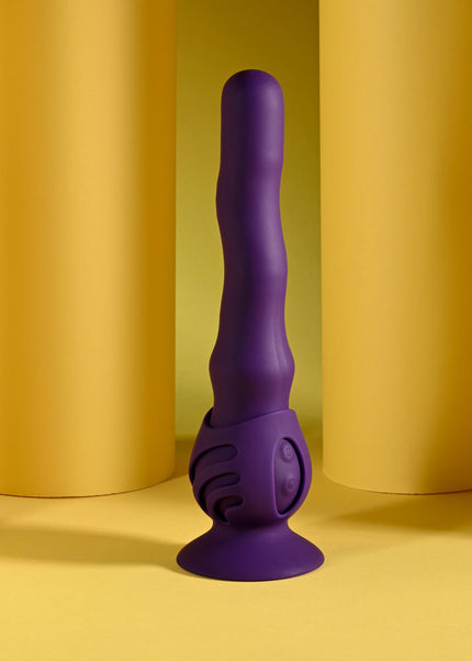 Playboy Pleasure WIGGLE IT - Purple 23.9 cm USB Rechargeable Wiggling Vibrator