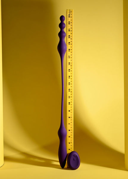 Playboy Pleasure THIS & THAT - Purple 60 cm USB Rechargeable Flexible Dual Ended Vibrator