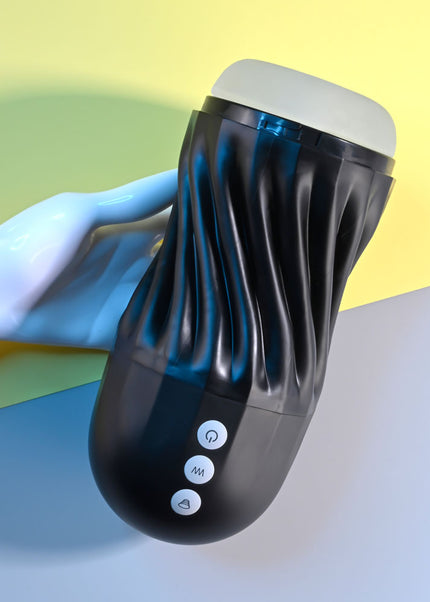 Playboy Pleasure SOLO - USB Rechargeable Vibrating and Sucking Stroker