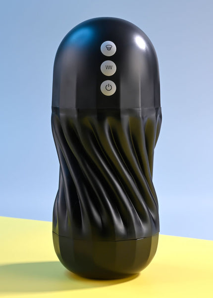 Playboy Pleasure SOLO - USB Rechargeable Vibrating and Sucking Stroker