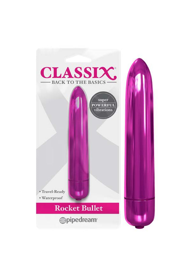 Classix Rocket Bullet - Metallic Pink 8.9 cm Bullet