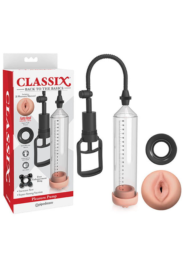 Classix Pleasure Pump - Clear Penis Pump