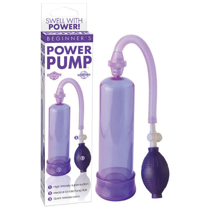 Beginner's Power Pump - Purple Penis Pump