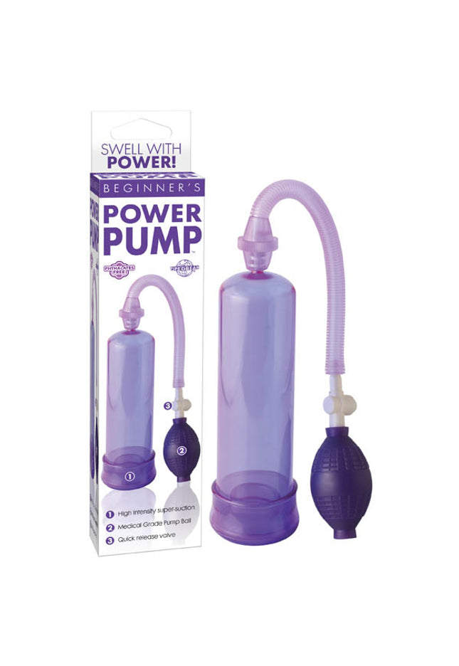 Beginner's Power Pump - Purple Penis Pump