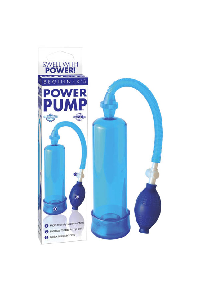Beginner's Power Pump - Blue Penis Pump