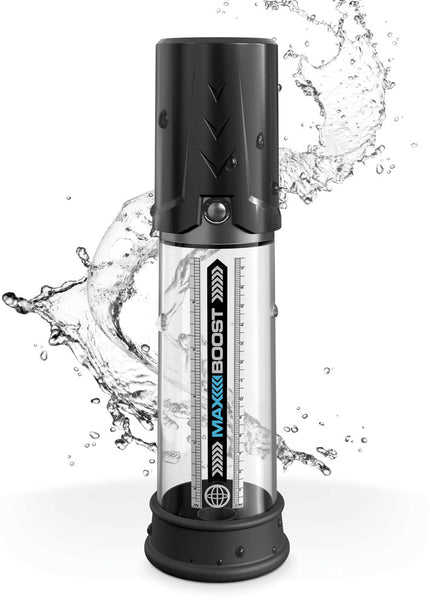 Pump Worx Max Boost - Black - Black Penis Pump