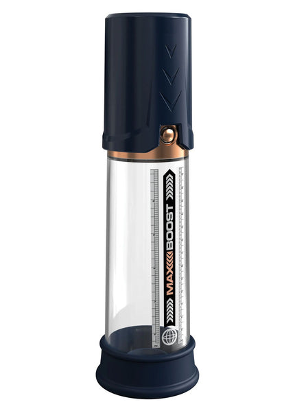 Pump Worx Max Boost - Blue - Blue Penis Pump