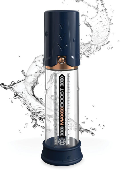 Pump Worx Max Boost - Blue - Blue Penis Pump